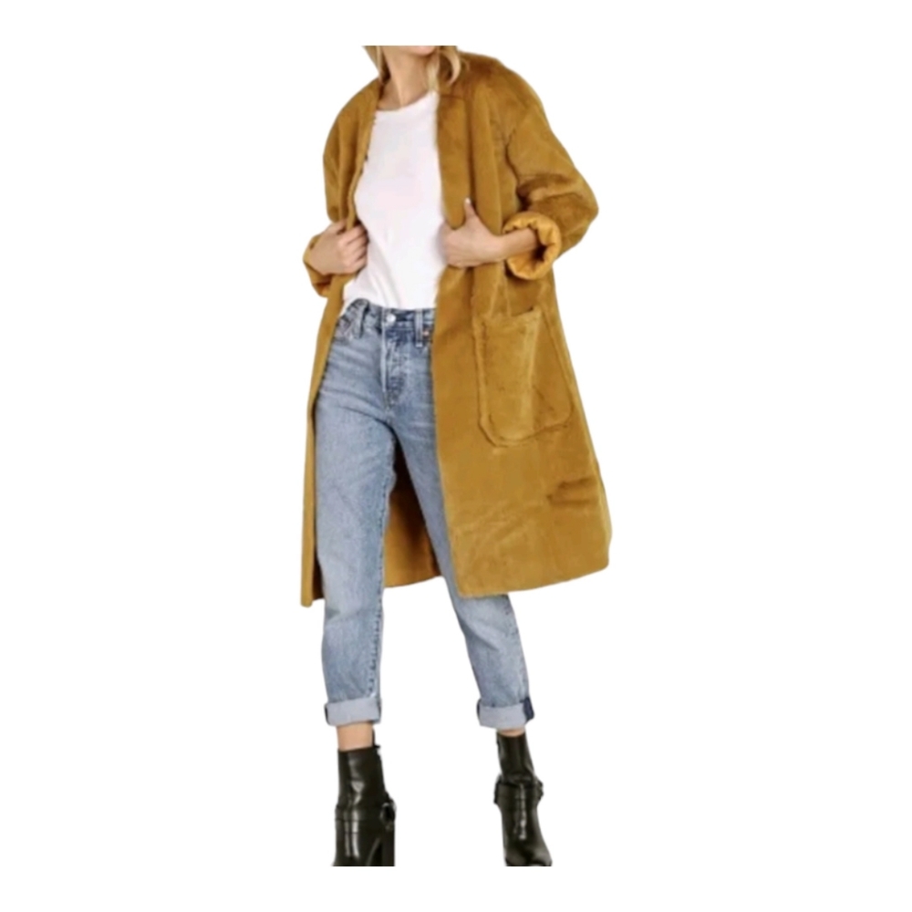 Sage‎ the Label faux fur coat Sz Small